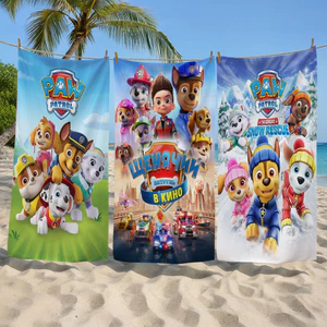 Khăn tắm PAW Patrol, Khăn tắm bể bơi đi biển, Quà tặng kỷ niệm sinh nhật