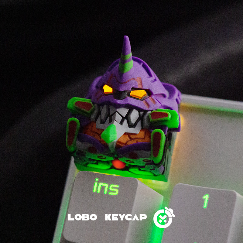 Neon Genesis Evangelion Keycap Đơn Độc Đáo Trong Suốt Keycap Tùy Chỉnh ...
