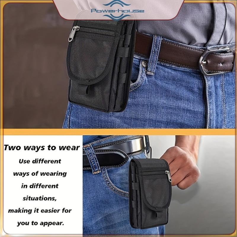 POWER Túi đựng điện thoại di động Túi thắt lưng thông thường Túi chèn bút Flip Top Điện thoại di động Túi thắt lưng Túi đeo thắt lưng Điện thoại di động.