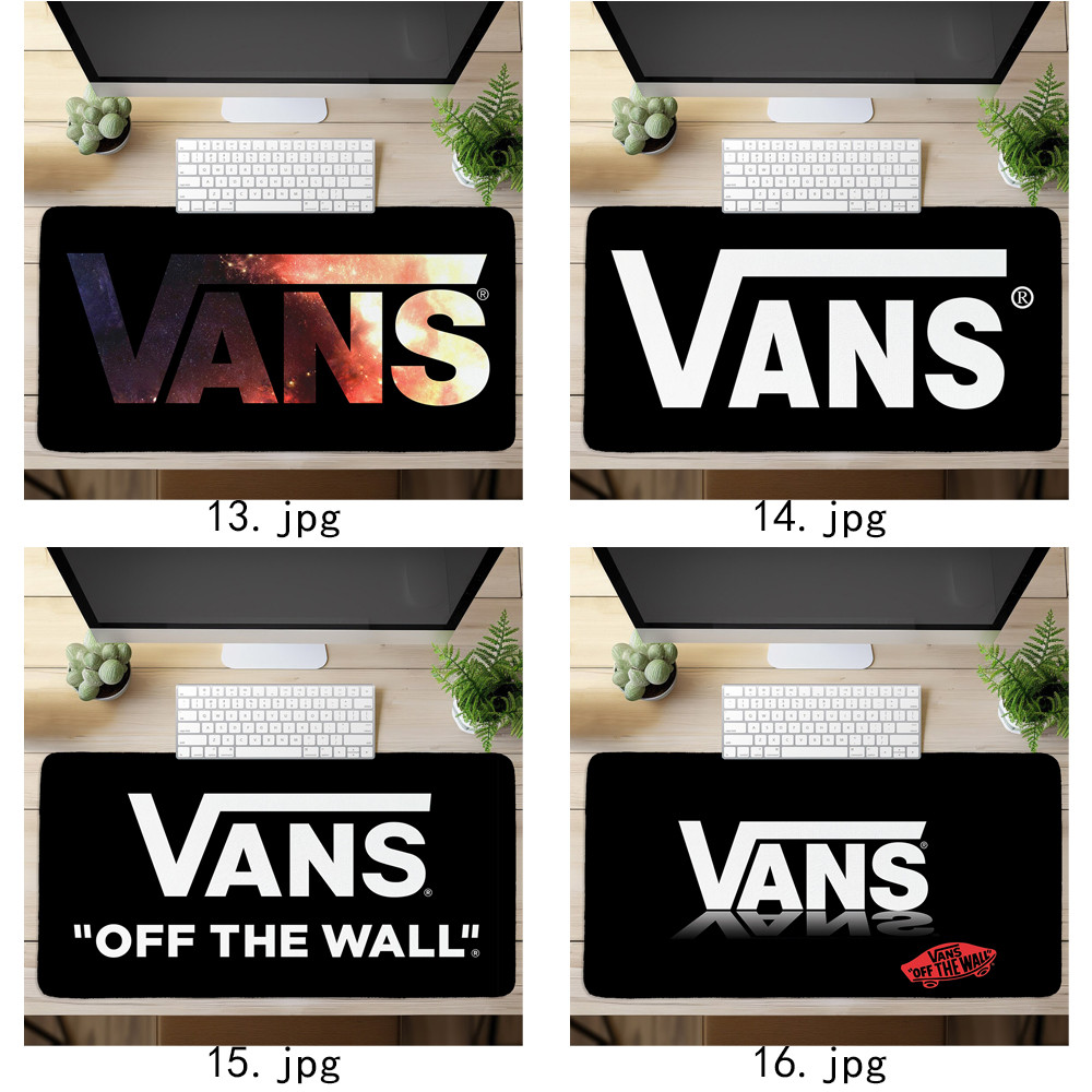 Giày Art Vans Logo Miếng Lót Chuột In Nghệ Thuật Bàn Phím Máy Tính Bàn Phím Bàn (60x30cm / 80x40cm)