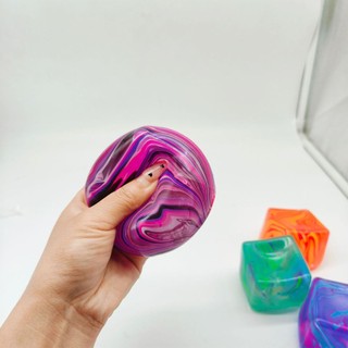 NeeDoh Đẹp Cube Cảm Giác Bóp Đồ Chơi Màu Kẹo Pinching Lo Âu Giảm Cảm Giác Thần Tài Đồ Chơi decfeyeth