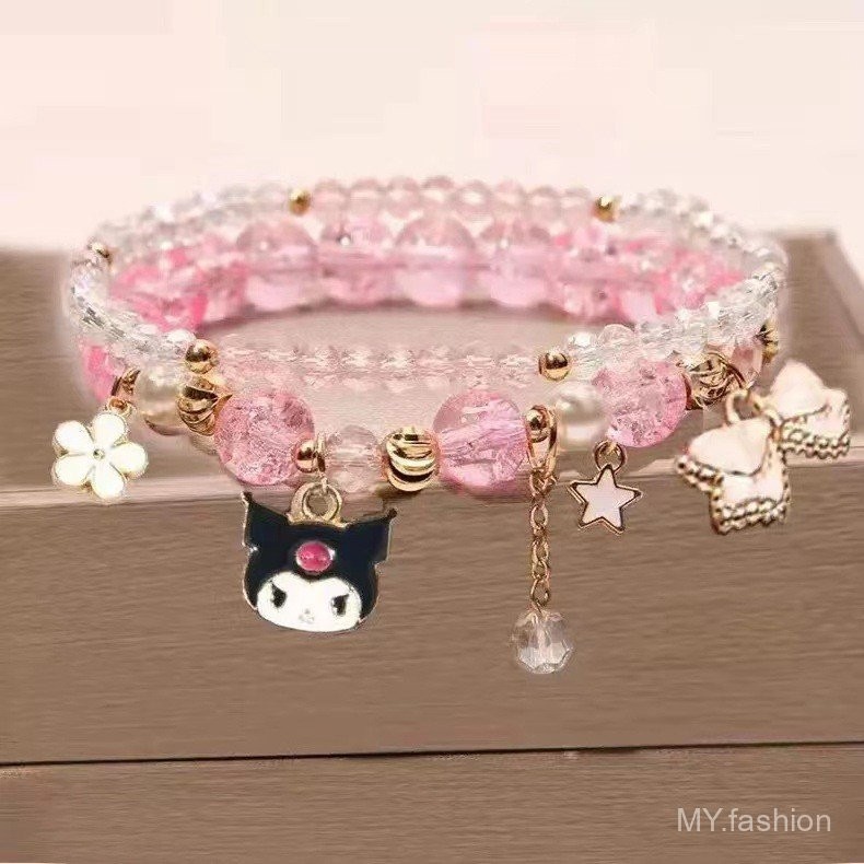 Bé Gái Vòng Tay Vòng Tay Vòng Tay Trẻ Em Vòng Tay Đính Hạt Pha Lê Nữ Sinh Viên Dễ Thương Bạn Gái Công Chúa Thời Trang