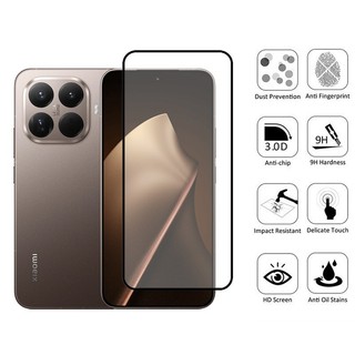 Kính cường lực bảo vệ màn hình Xiaomi 15T 2 trong 1 cho Xiaomi 14T 13T 14 Pro 5G HD Phim bảo vệ kính & Phim ống kính máy ảnh