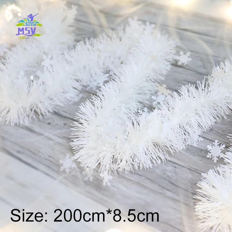 Trang trí treo bông tuyết bằng nhựa trắng - Tiệc tùng cây thông Noel Sinh nhật Photo Prop