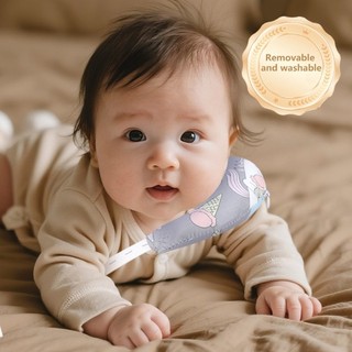 Innlike1 Họa Tiết Hoạt Hình Ngủ Mầm Non Gối Cotton Cho Bé Có Cổ Tiện Dụng Hỗ Trợ Thoáng Khí Cho Trẻ Sơ Sinh