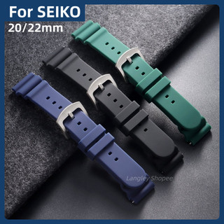 Dành Cho Seiko 5 Diver Dây Đeo Đồng Hồ Cao Su Silicon 20 Mm 22 Mm Dây Đồng Hồ SKX007 SKX009 Vòng Tay Phát Hành Nhanh Nhựa Dây Đeo Đồng Hồ Cho Nam Đen Xanh Xanh Lặn