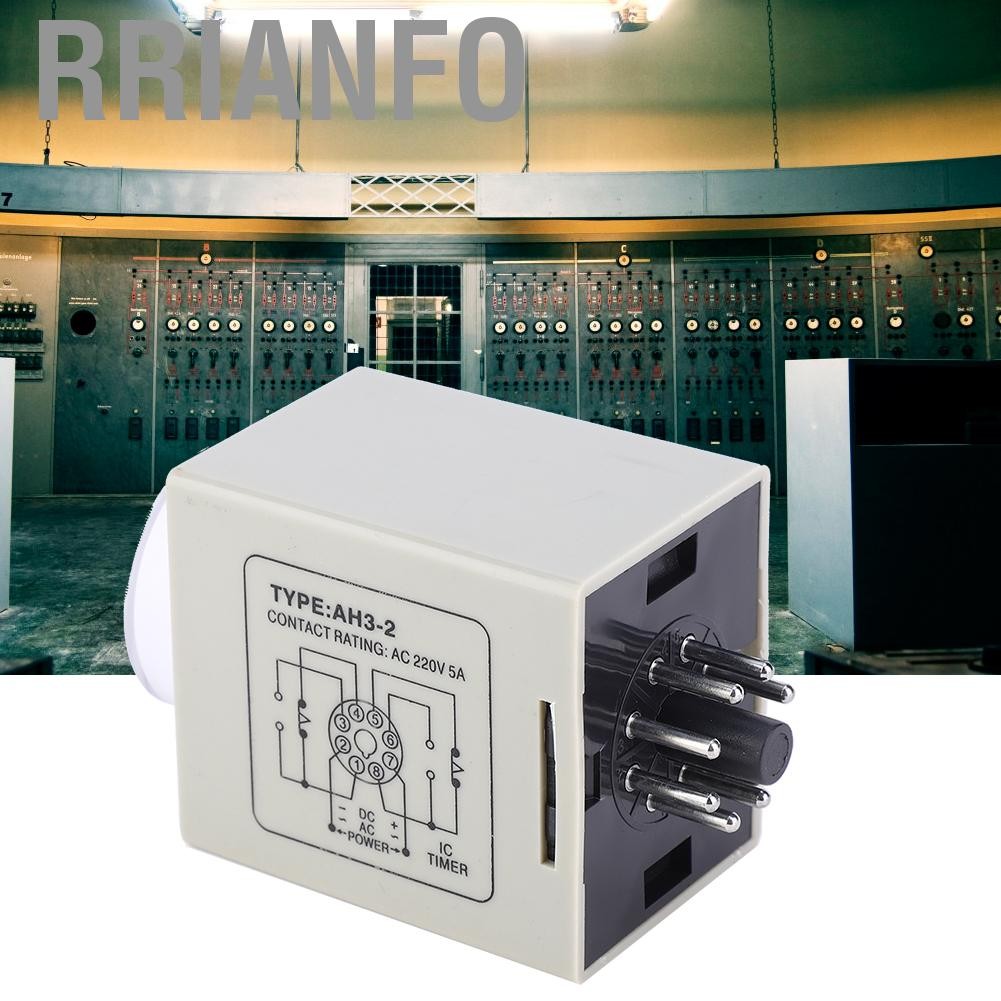 Rrianfo Trì hoãn rơle dễ đọc Thời gian Phạm vi rộng Công suất tiếp xúc lớn cho hệ thống điều khiển tự động