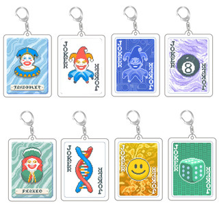 Video Game Balatro Keychains Poker Game Keyrings Friends Rebirth Gaming Ring Pendant For Bag Accessories Je