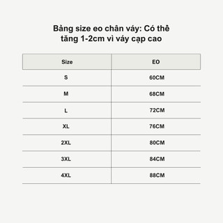 Chân Váy Hàn Dáng Ngắn BIGSIZE