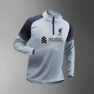 2425 New Barcelona Manchester City Real Madrid Training Wear Football Long Sleeve Quick-Drying Breathable Half Zipper Exercise Workout Clothes Men Yg6p