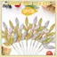 Đĩa sạc vàng B & N Tấm dịch vụ trang trí thanh lịch bằng nhựa cho bữa tiệc cưới Khay đặt bàn ăn tối.