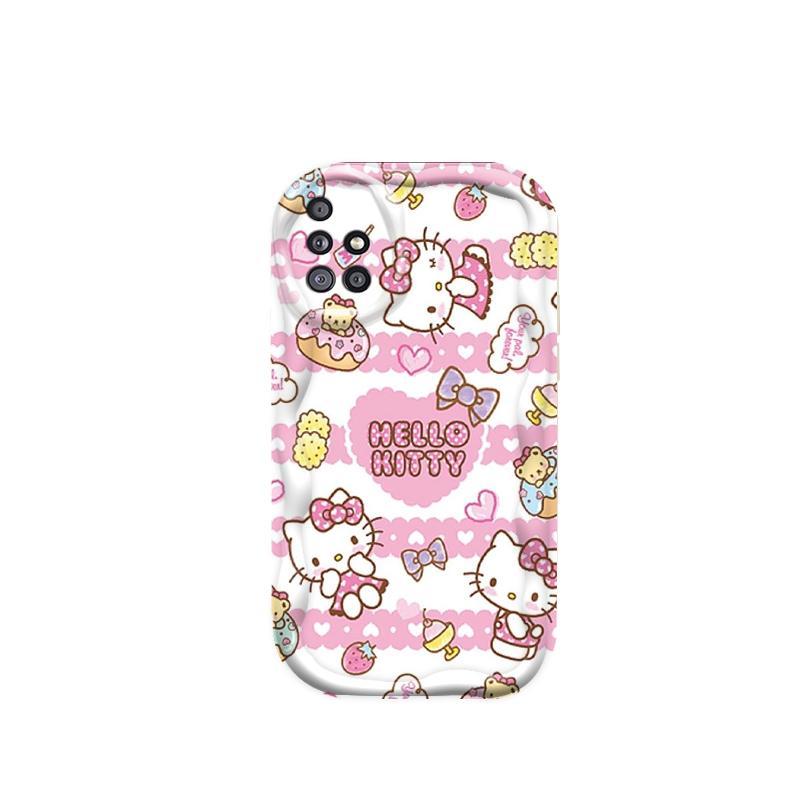 Ốp Silicon Hoạt Hình Cho Samsung A71 A51 A715F A515F A31 4G 3D Bé Gái Mềm Ốp lưng TPU Kitty Girl Sinh Viên Chống Sốc