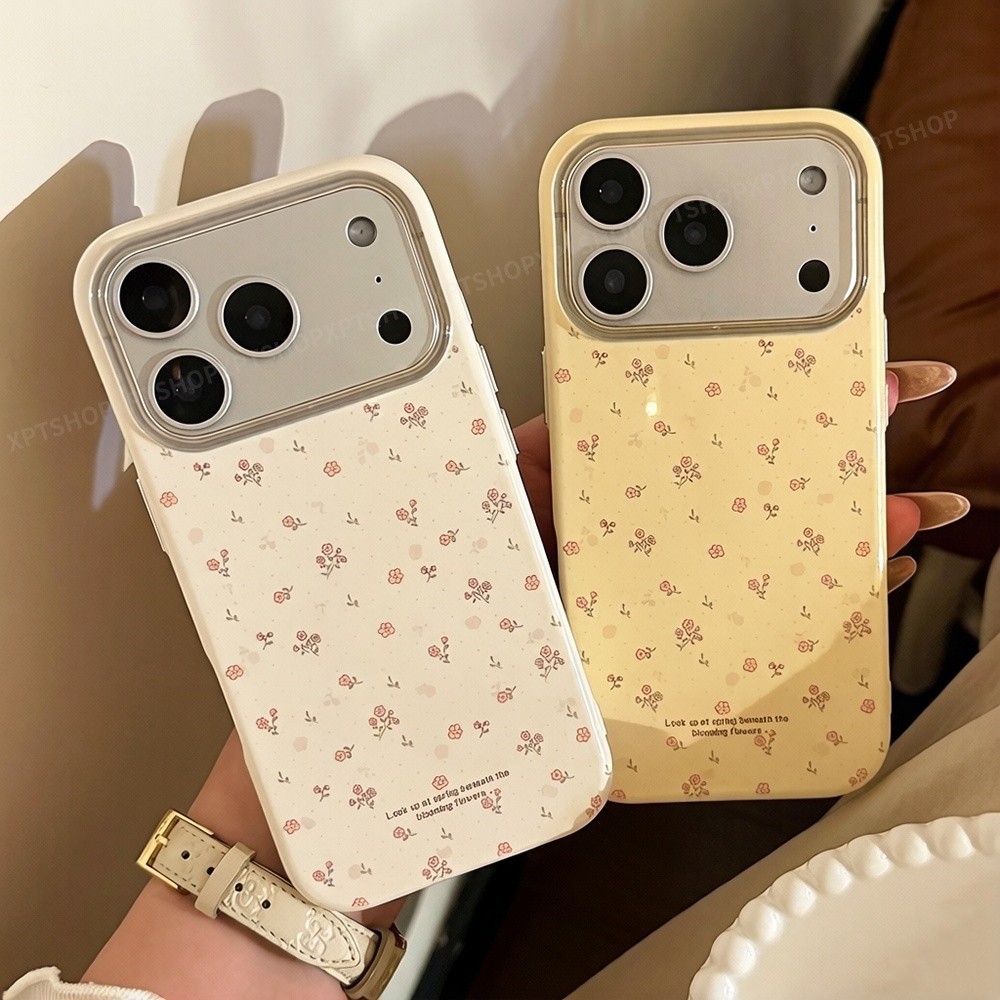 Ốp điện thoại mềm hình hoa cổ điển toàn màn hình cho iPhone 17 Pro Max 16 15 14 13 Vỏ bảo vệ chống sốc