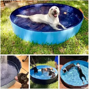 Bể Bơi Trẻ Em Bể Bơi Ngoài Trời Bể Bơi Cho Thú Cưng Bồn Tắm Có Thể Gập Lại Mèo Litter Box Bồn Tắm Thú Cưng Bể Bơi Cho Chó DXFJ