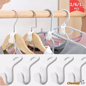 Móc treo quần áo Mini CHEESELY Tủ quần áo phòng ngủ bằng nhựa Tủ quần áo