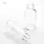 PNPIA- 12 Chiếc Chai Thủy Tinh Nhỏ 60ml Có Nắp Kín Khí Mẫu Trong Suốt Chai Boston / Lọ / Hộp Đựng Nước ép Gừng Bắn Dầu Nồi