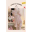 Đồ Ngủ Mùa Hè Không Tay Có Đệm Ngực Nữ Áo Ba Lỗ Cotton Đám Mây Mẫu Mới Quần Short Ren Phong Cách Công Chúa Đồ Mặc Nhà