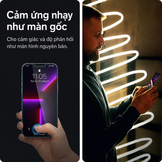 Miếng dán kính cường lực iPhone Tăng độ sáng Chống nổ Chống vân tay Dành cho iPhone 17 Air 16 15 14 13 12 11 Pro Max