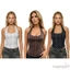 MAPLEPOET-Áo ba lỗ dành cho nữ Áo ba lỗ in họa tiết chấm không tay Thắt lưng cổ Slim Fit Vest
