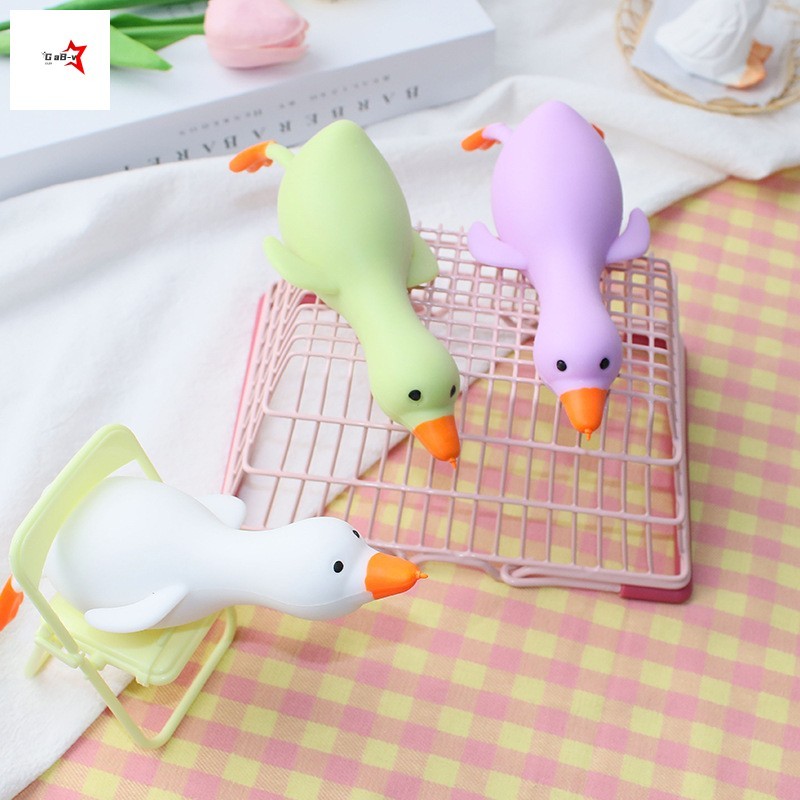 Đồ chơi bóp vịt vàng dễ thương - Vịt cao su giảm căng thẳng cho trẻ em và người lớn