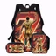 World Cup C Luo Phim Hoạt Hình Trẻ Em Schoolbag Bộ Ba Mảnh Học Sinh Tiểu Học Bóng Đá Schoolbag Polyester Chống Nước Túi Đựng Bút Chì