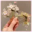 JRP Tóc Cổ Điển Phong Cách Trung Hoa Tóc Sti U Hình Hoa Sườn Xám Kẹp Tóc Cho Hanfu Phụ Kiện JRP