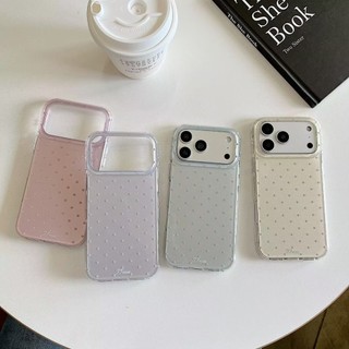 Ốp Điện Thoại Silicon Hai Lớp Màu Tím Lãng Mạn Hàn Quốc Cho iPhone 17Promax 17Pro 14 15 16 Pro Max 13 Vỏ Di Động Nữ Chống Sốc
