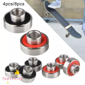 TOPTOOLCX 4 / 8 Chiếc Vòng Bi Ván Trượt Phụ Kiện Tuổi Thọ Cao Tích Hợp Vòng Bi
