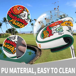 Golf Putter Nắp Thích Hợp Cho Putter Cover Đôi Tai Nam Châm Đóng Giữa Thanh Đệm Bảo Vệ