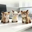 QEARY Tân Cương Búp Bê Cừu Cho Bé, Cừu Mặt Trần PP Cotton Cừu Nhỏ Móc Khóa, Văn Hóa Truyền Thống Kawaii Dễ Thương DIY Cừu Móc Khóa Xe Ô Tô Mặt Dây Chuyền