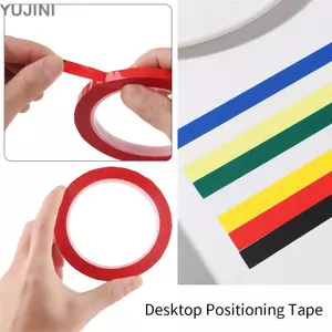 YUJUNI 1 Chiếc Băng Đánh Dấu Nhiều Màu Dính Đồ Dùng Văn Phòng 5S Không Có Dấu Vết Lưới Vẽ