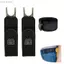 KIKIN Móc Kim Loại Chức Năng Co Giãn Dây Thắt Lưng Unisex Buckle-Less Co Giãn Vô Hình Dây Thắt Lưng Đóng Cửa Cho Công Việc Ngoài Trời Da