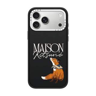CASECASE X Maison Kitsuné Bandana Fox Ốp lưng máy ảnh màu trắng Phiên bản vòng màu đen mờ cứng hút từ tính Vỏ tác động cho Apple IPhone 13 14 15 16 17 Pro Max Air Plus có hộp