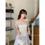 Phong cách Hàn Quốc Pure Desire Thiết kế phong cách Ren-Up Niche Áo thun ngắn tay nữ mùa hè ngọt ngào Thời trang độc đáo