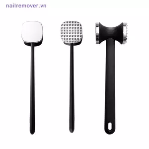 Steak Hammer Mallet Hợp kim kẽm hai mặt Máy làm mềm thịt Pounder Tối đa hóa hương vị thực phẩm Búa thịt Bít tết Nấu thịt MỚI
