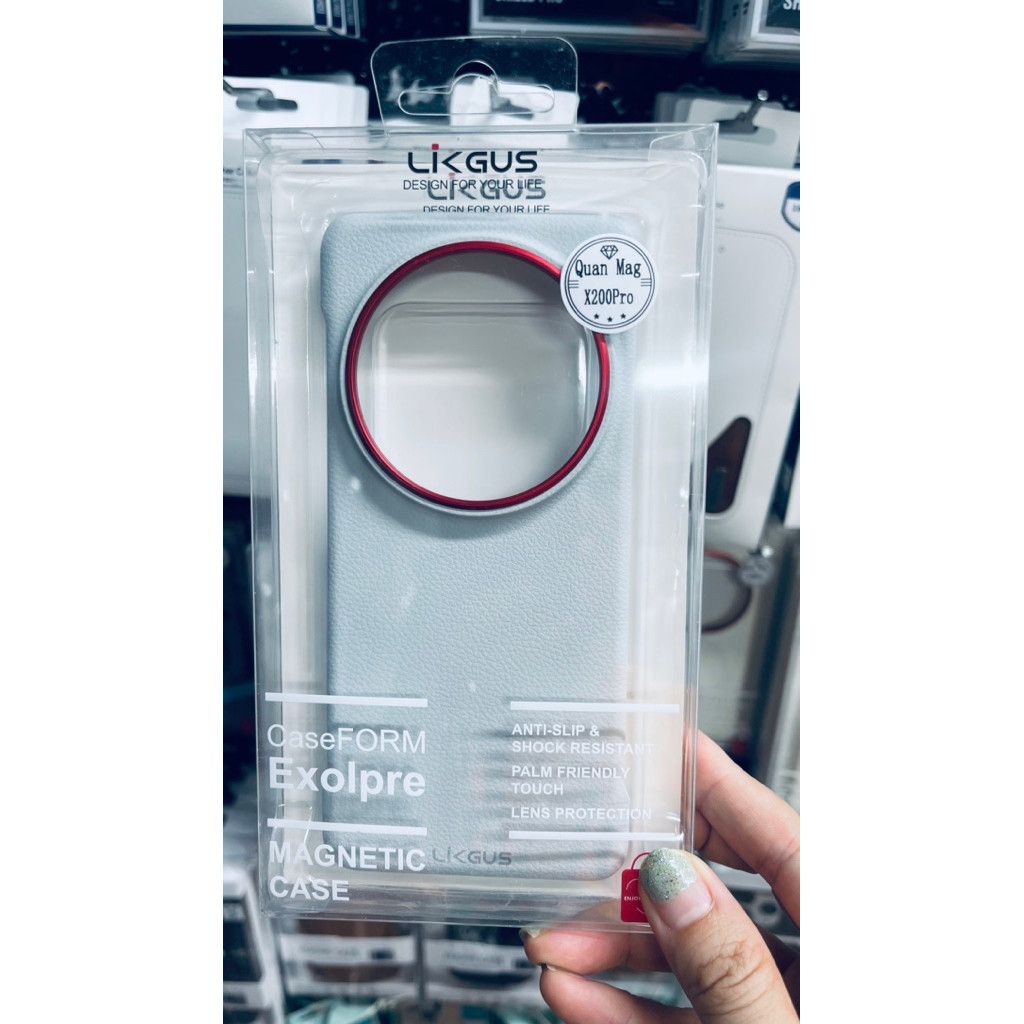 [Chính Hãng] Ốp Lưng Likgus Lưng Nhám Sần Từ Tính MagSafe Xiaomi X200 Pro / X200 Ultra