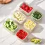 SWEET Hộp Bảo Quản Thực Phẩm Trong Suốt Nhà Bếp Kín Hộp Bảo Quản Tủ Lạnh Thịt Đông Lạnh Rau Củ Tươi Giữ Hộp Đựng n