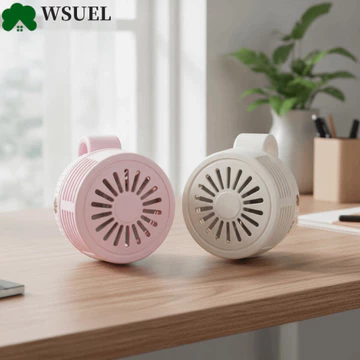 Quạt di động WSUEL, Quạt kẹp nhỏ gọn treo thẻ, Kẹp xoáy lốc nhỏ Quạt không lá thu nhỏ đính kèm thắt lưng