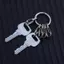 # HB # Móc khóa lò xo bằng kim loại đa năng cộng với 5 chiếc móc khóa cho kẹp móc khóa Carabiner Sử dụng hàng ngày.