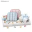 # HB # Túi đựng mỹ phẩm nhỏ Tweed cao cấp có dây kéo sel Túi đựng trang điểm bền để tặng quà ngày lễ.