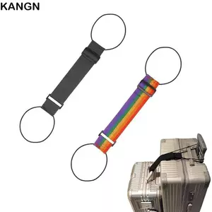 KANGN 1 / 2 Cái Dây đeo đàn hồi hành lý, Dây nối hành lý đa năng di động, Vali du lịch có thể điều chỉnh có thể tái sử dụng Dây đeo cố định Phụ kiện Luggag