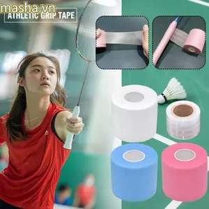 Vợt Cầu Lông Keo Băng, Xốp 7cmx27m Vợt Cầm Băng, Chống Trơn Trượt Dày Overgrip Băng Cần Câu