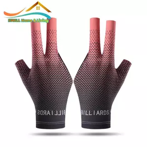 Găng tay bi-a Chất liệu hút ẩm Cue Phụ kiện thể thao Găng tay 3 ngón tay