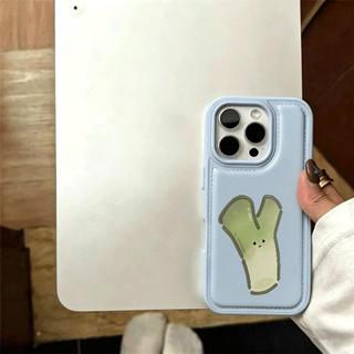 Ốp lưng cải xanh hoạt hình phù hợp với iPhone17promax 16/15/14/13/12
