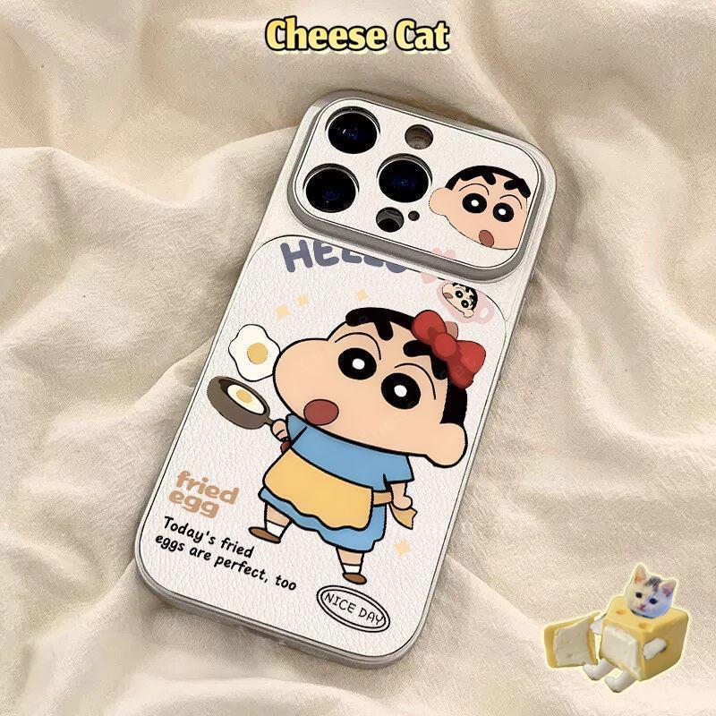 Ốp điện thoại cậu bé đầu bếp nhỏ dễ thương cho iPhone 13 14 15 Plus 16 17 Pro Max XR Xs Max 11 12 Pro Da bảo vệ