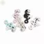 Kẹp tóc AMPU Music Note, Kẹp tóc âm nhạc phong cách Hàn Quốc Acrylic, Chấm bi nhẹ Hình dạng ngọt ngào Chống trượt Star Wing Clip Quà tặng sáng tạo