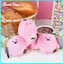 HK1 Joke Gấu Plushie Cá Hồng Xúc Xích Sang Trọng Móc Khóa Hoạt Hình Dễ Thương Xúc Xích Lợn Túi Charm KH1