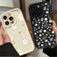Ốp Lưng Hoa Cúc Trắng Cho Iphone 11 13 XR 12 13 14 15 16 Pro Max 7 Plus 8 Plus Vỏ Điện Thoại Di Động Nhiều Bước TPU Mềm Bảo Vệ Camera Silicon Chống Sốc Matte