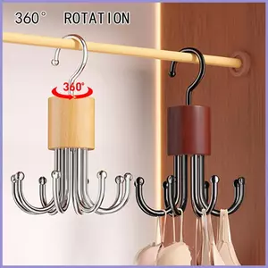 Xe Tăng Top Móc Treo 360 Độ Xoay 24 Dung Tích Bảo Quản Bình Bằng Gỗ Top Sắp Xếp Cho Thắt Lưng Thắt Lưng Túi Cầm Tay Nhà mueadsyvn