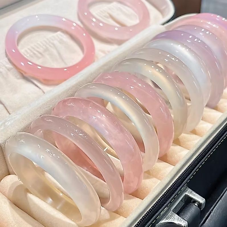 Vòng tay đá mắt mèo thời trang sang trọng nhẹ nhàng cho bé gái